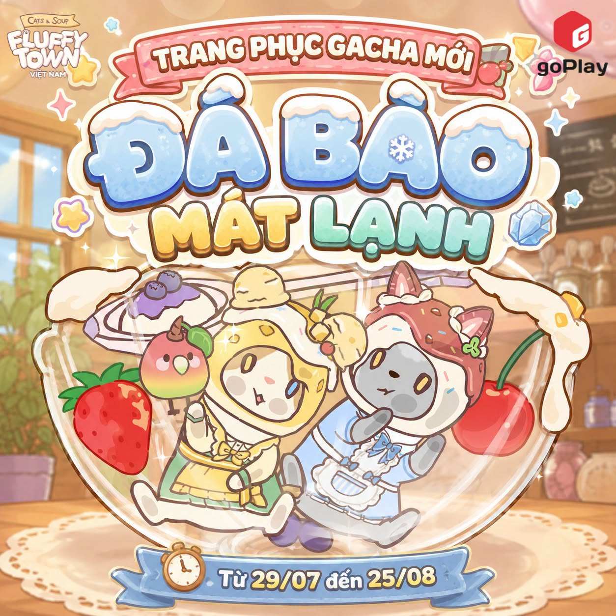 TRANG PHỤC GACHA MỚI “ĐÁ BÀO MÁT LẠNH”